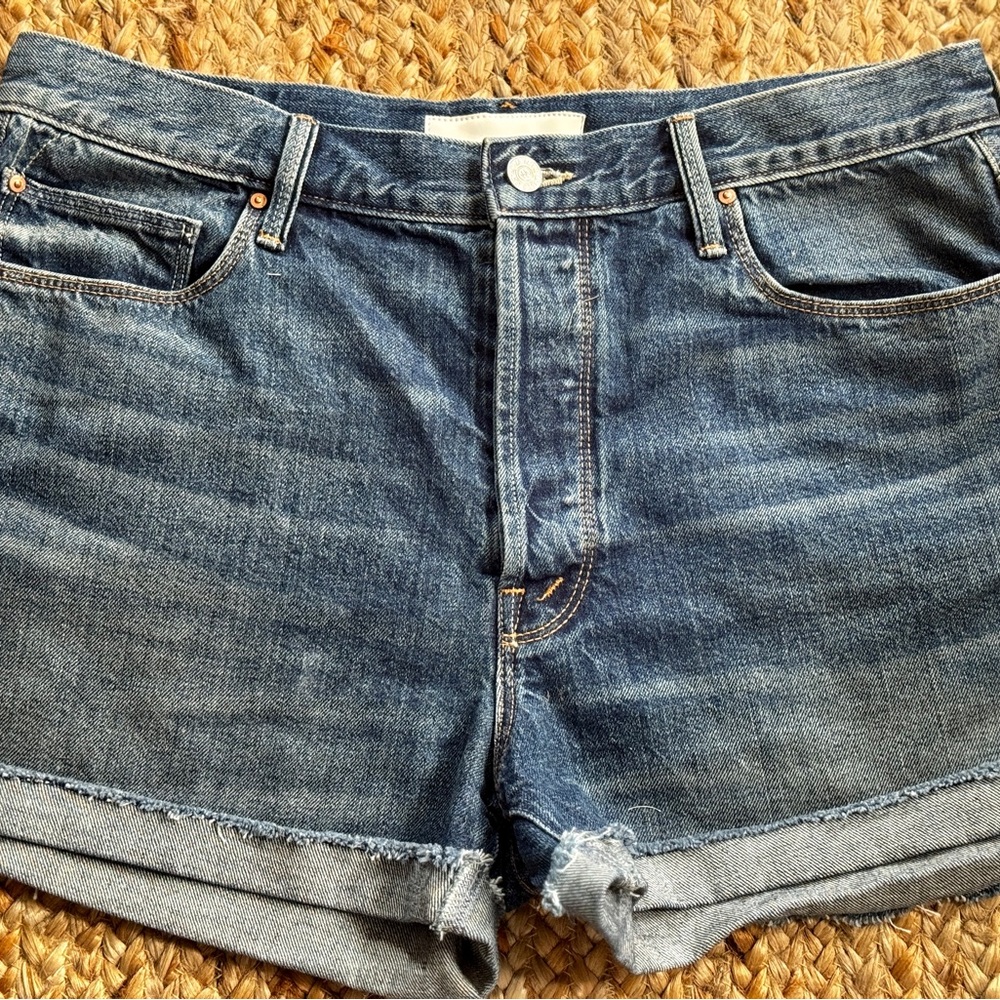 MOTHER Blue Jean Shorts